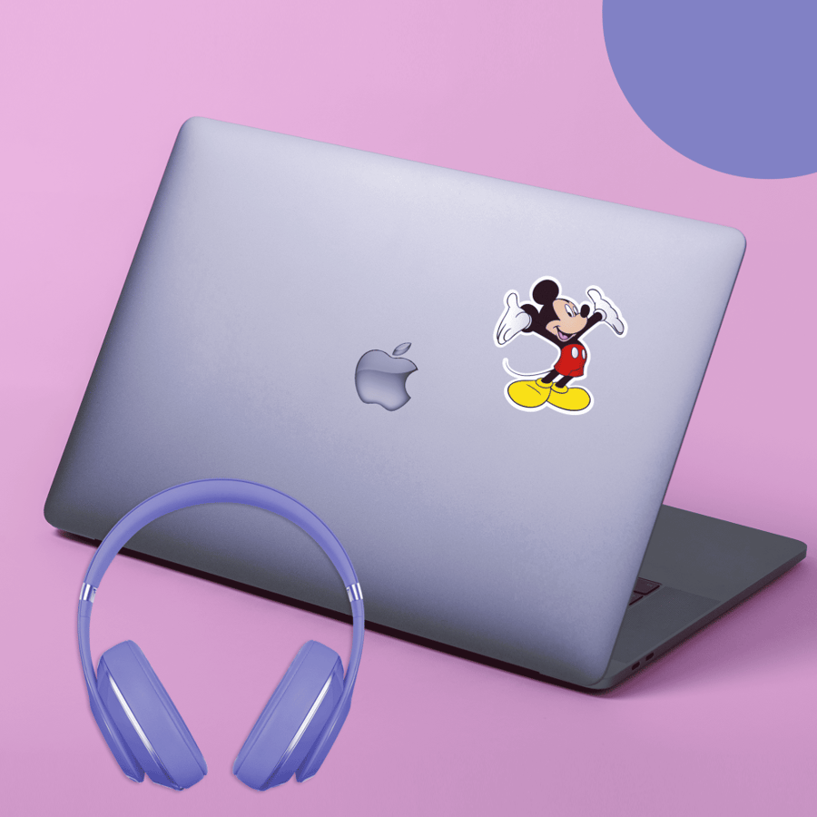Laptop sticker (Mickey Mouse1)