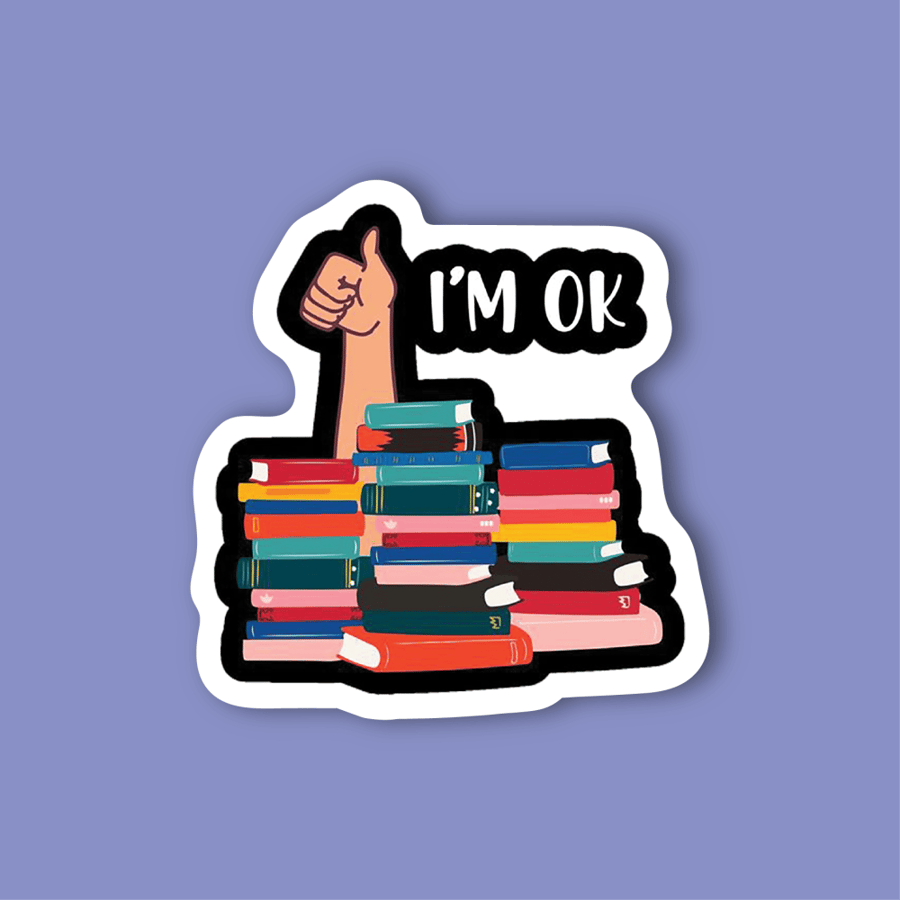 Laptop sticker - I'm OK