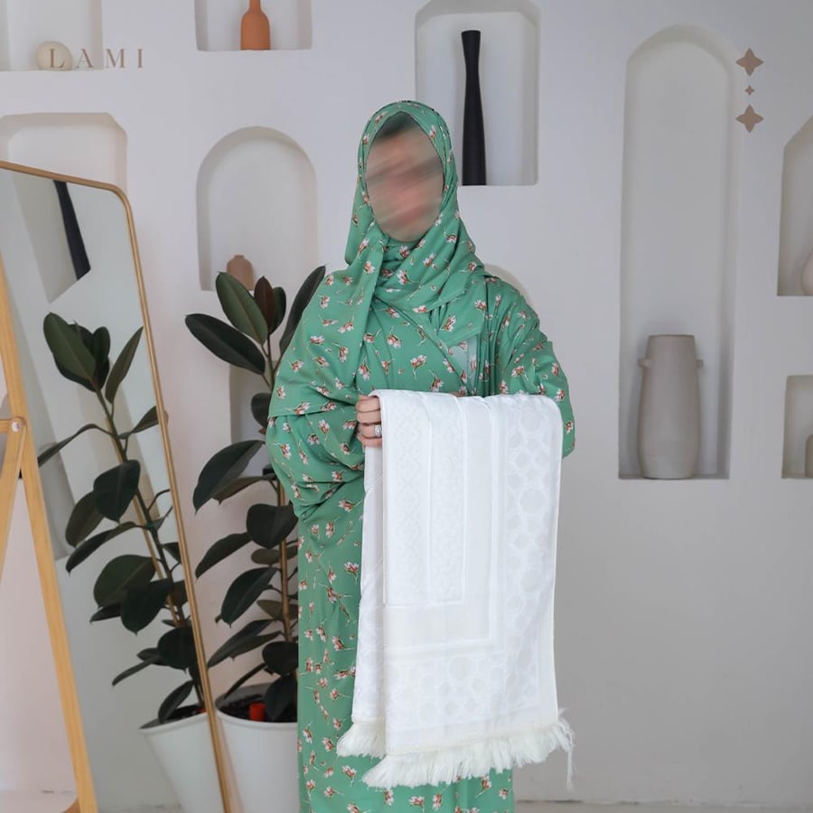 طقم صلاة زهرة الياسمين اخضر