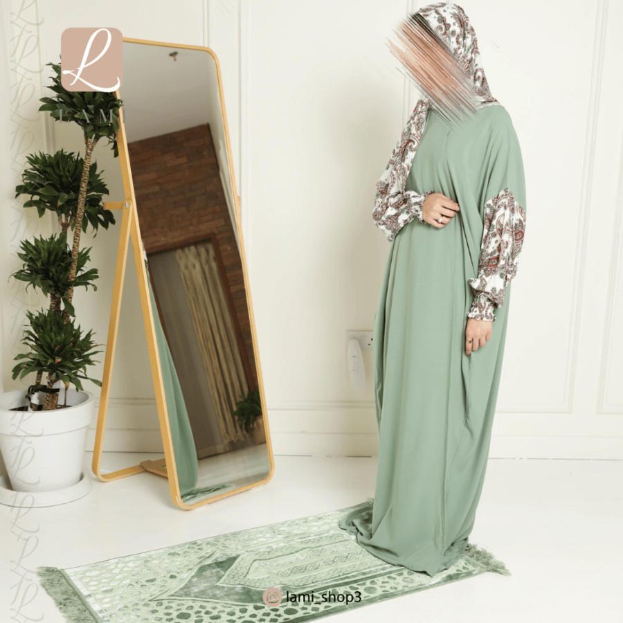 طقم شرشف صلاة زيتوني