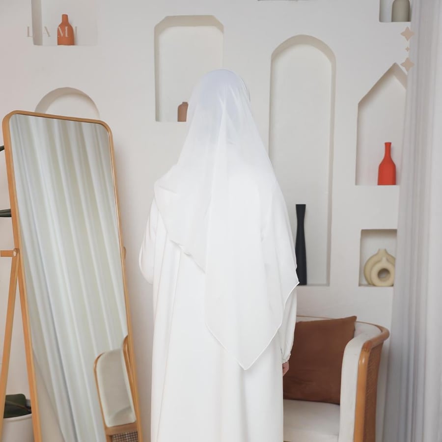 عباية الحج والعمرة ابيض