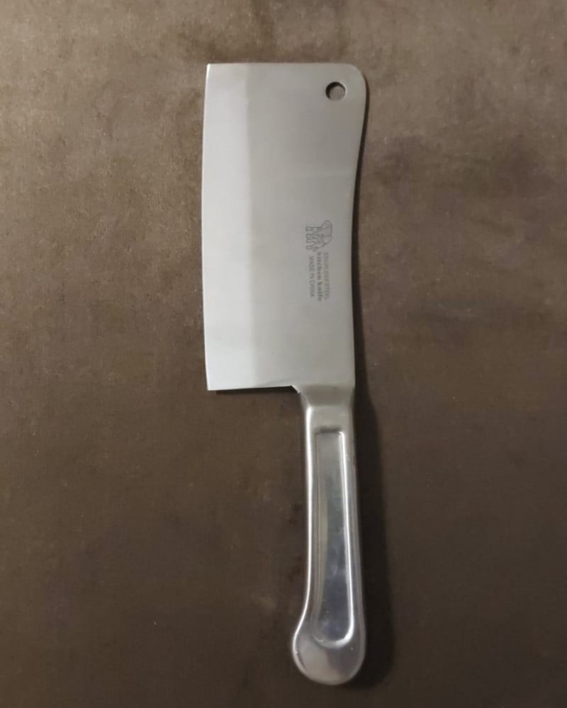 Full Stainless Steel Cleaver Size 8