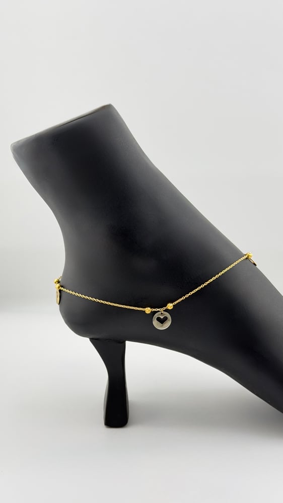 خلخال ذهب تصميم ايطالي عيار 18