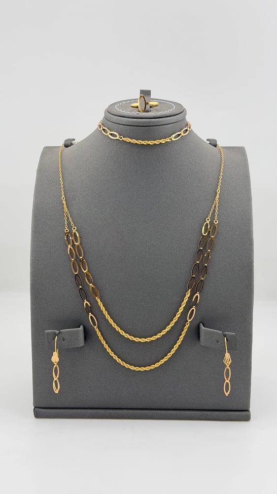 Gold set Bahraini design 21 karat