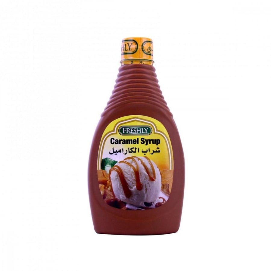 Freshly caramel syrup