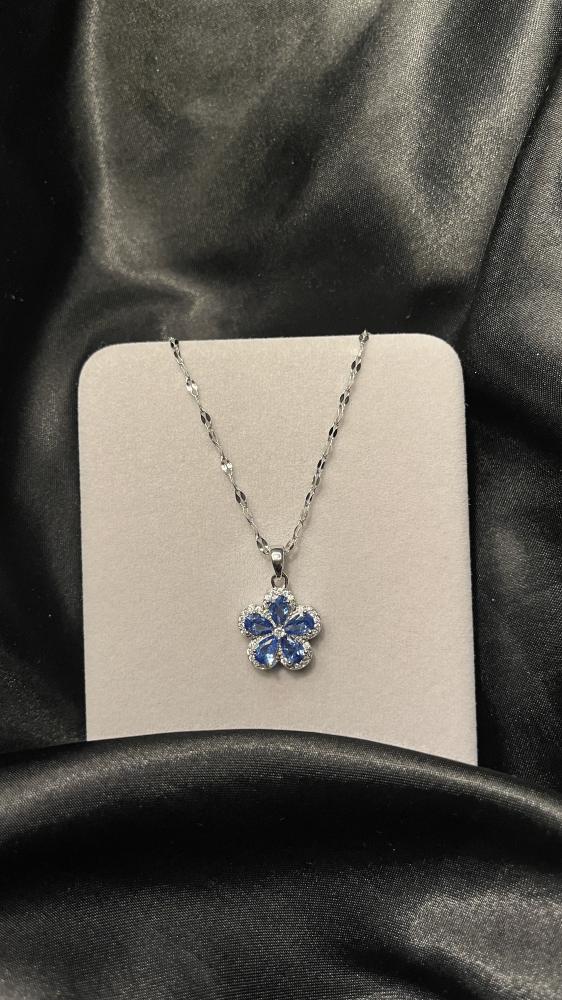 Blue Flower Pendant