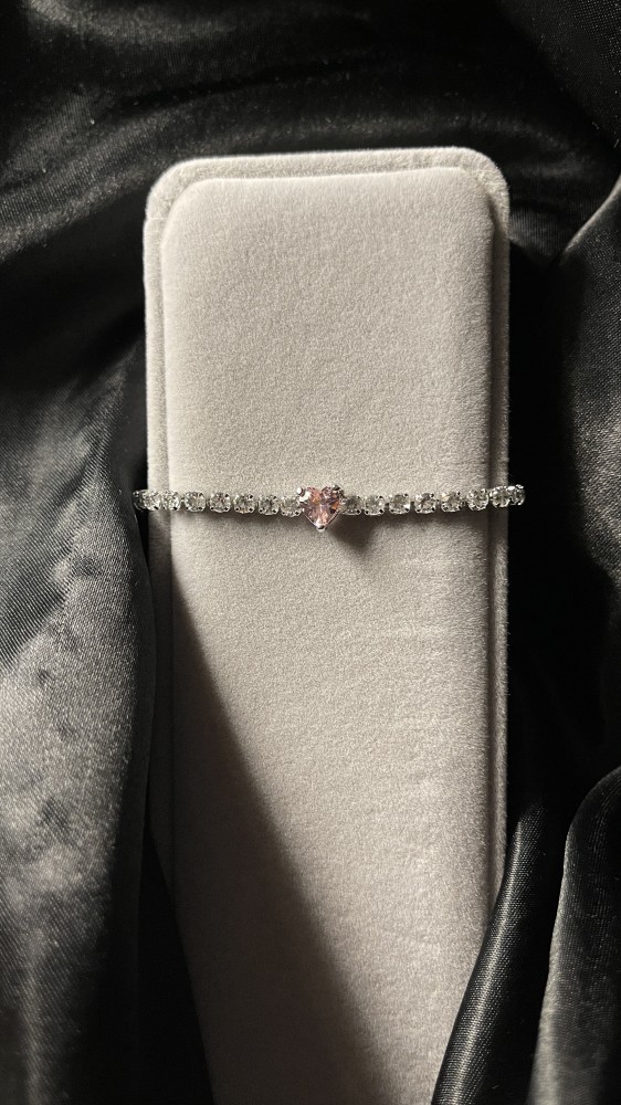 Pink Heart Bracelet