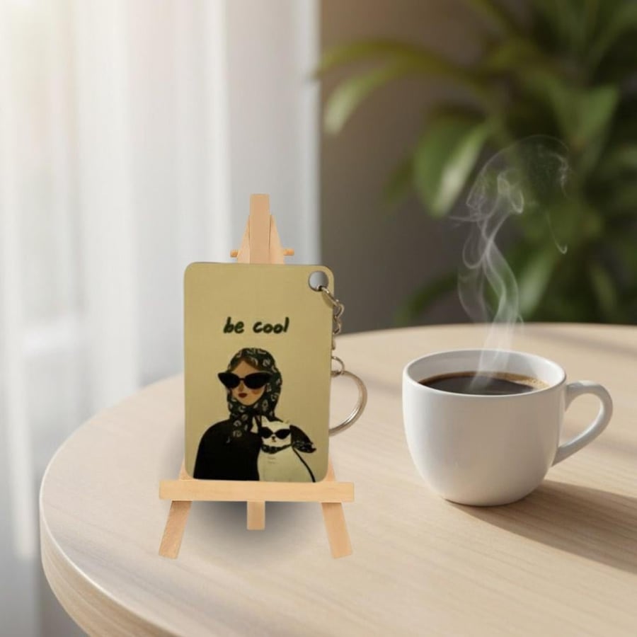 Be Cool design medal - wooden medal