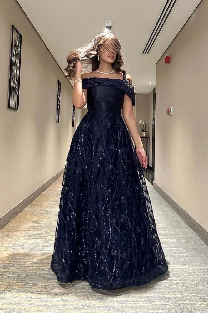 Computer embroidery dress