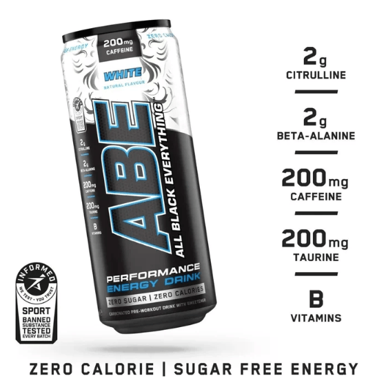 مشروب الطاقة ABE بنكهة الوايت – Applied Nutrition | ABE Energy Drink White