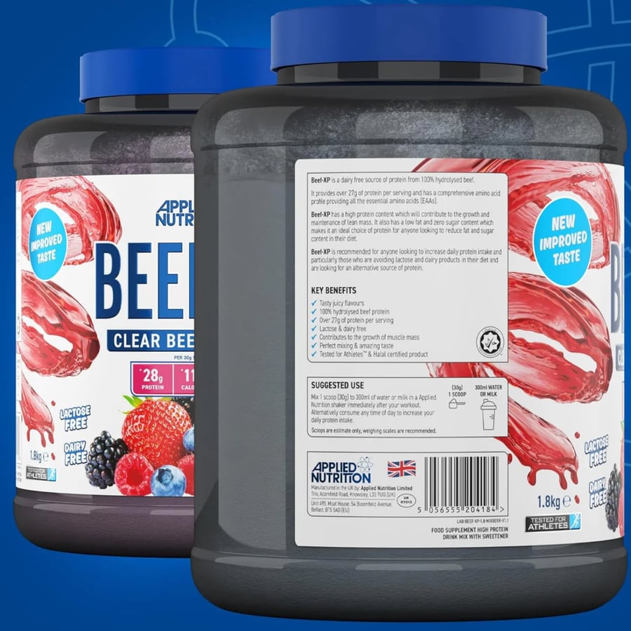 بيف اكس بي نكهة التوت المشكل من شركة Applied Nutrition
