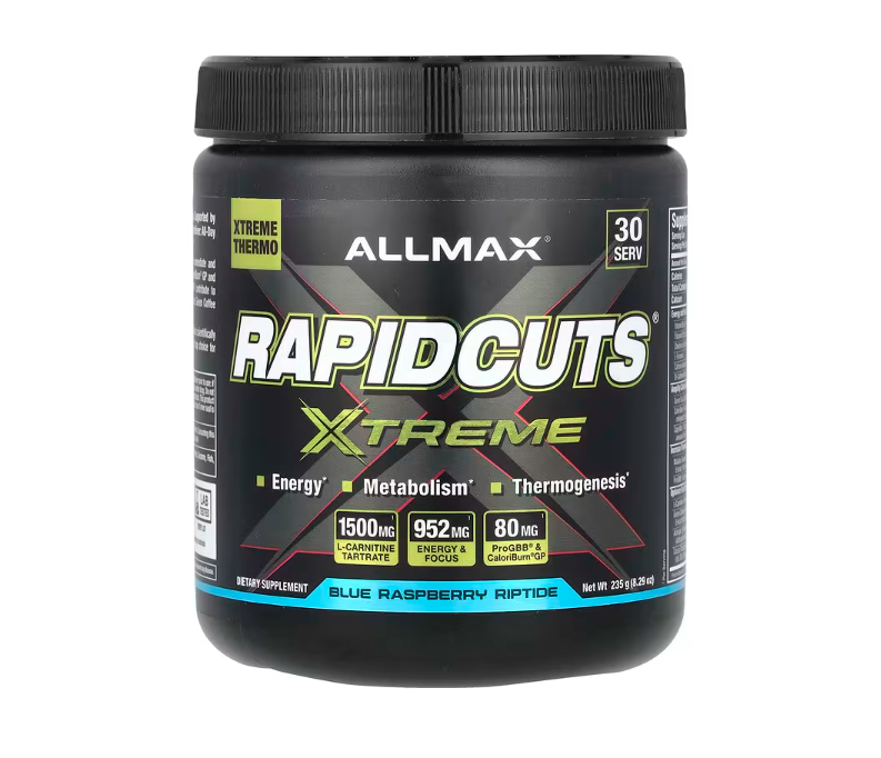 منتج حارق للدهون Rapidcuts extreme - نكهة التوت الازرق - من شركة AllMax