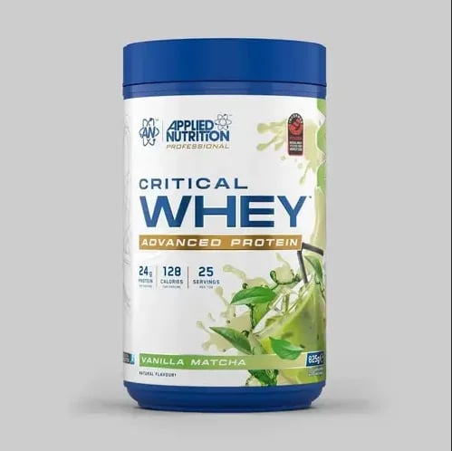 كريتيكال واي بروتين متطور بنكهة فانيلا ماتشا | Applied Nutrition Critical Whey Advanced Protein - Vanilla Matcha 825g