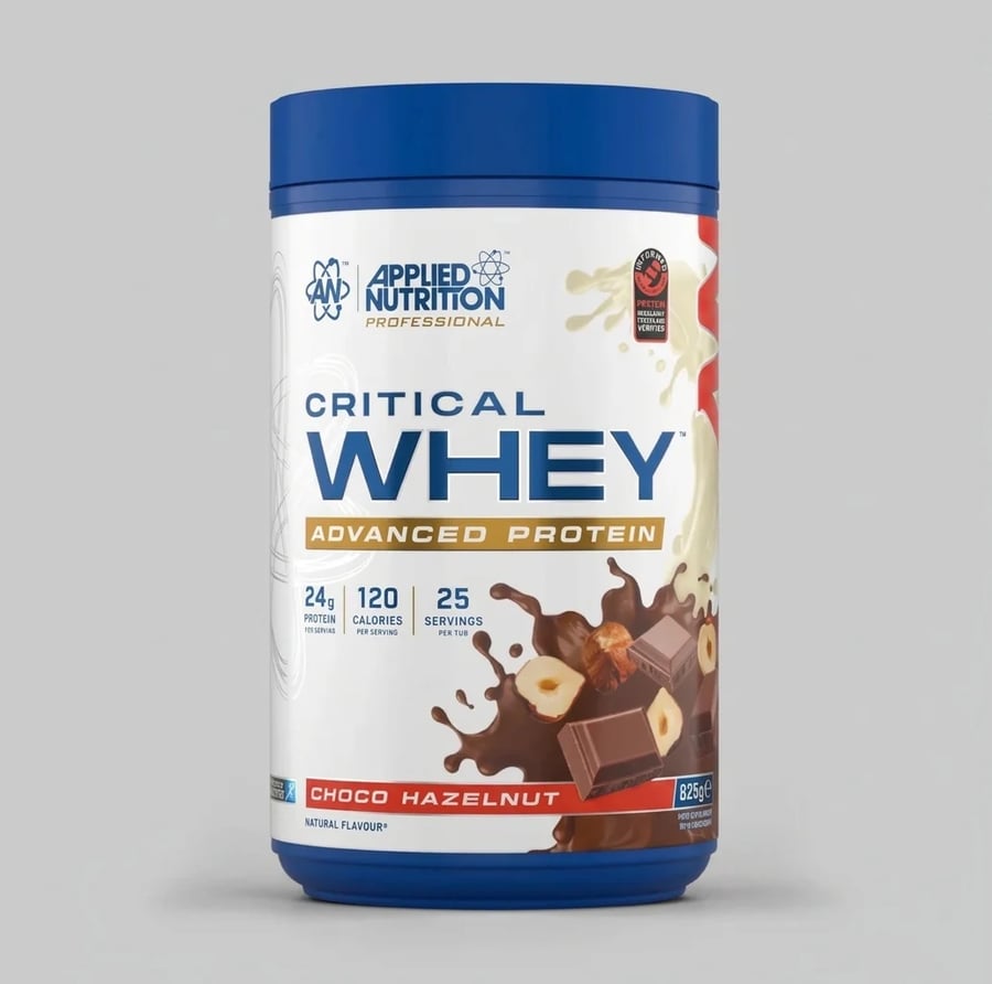 كريتيكال واي بروتين متطور بنكهة شوكولاتةوبندق | Applied Nutrition Critical Whey Advanced Protein -Choco Hazelnut 825g
