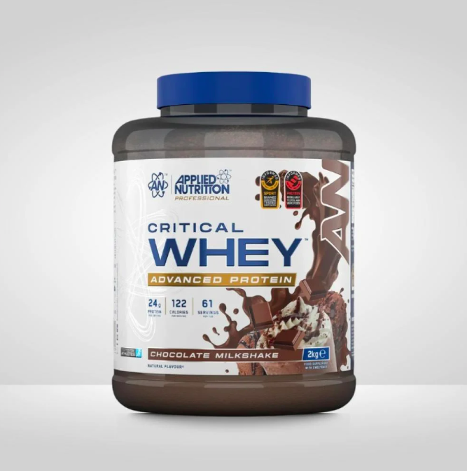 كريتيكال واي بروتين متطور بنكهة ميلك شيك الشكولاته | Applied Nutrition Critical Whey Advanced Protein - Chocolate Milkshake 2kg