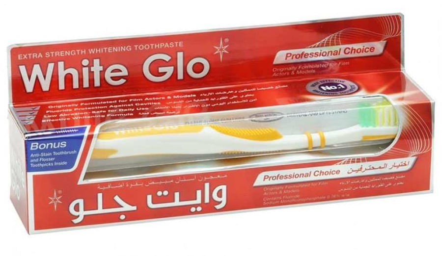 وايت جلو معجون اسنان اختيار الخبراء الخاص في تبييض الاسنان مع فرشاة 150جرام
