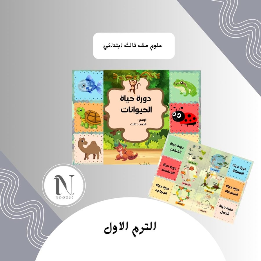 بكج علوم 12 مطوية ثالث ابتدائي الترم الاول