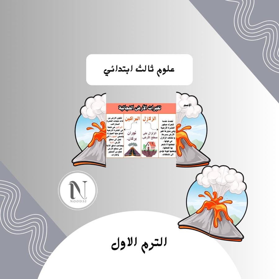 بكج علوم 12 مطوية ثالث ابتدائي الترم الاول