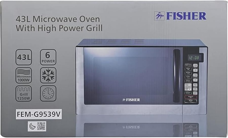 ميكرويف فيشر 43 لتر مع شوايه