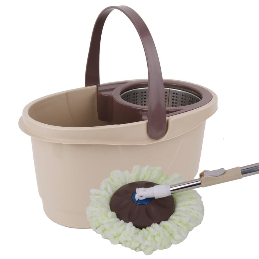 Begie Rotating Floor Mop with Water Bucket and Wheels