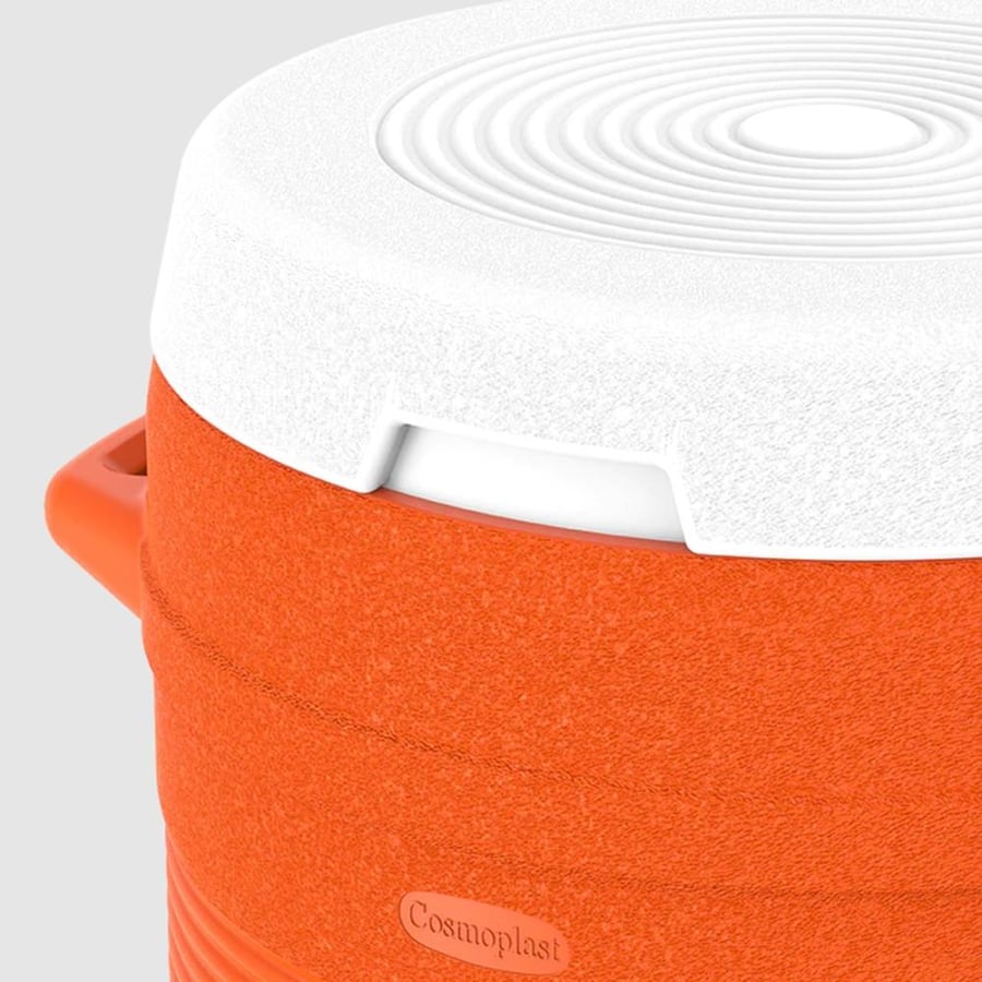 حافظة ماء جامبو ديلوكس برتقالي 35 لتر كوزمو
