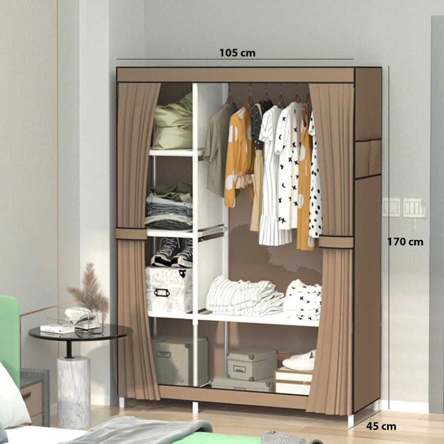 دولاب ملابس قماش 105*45*170 سم