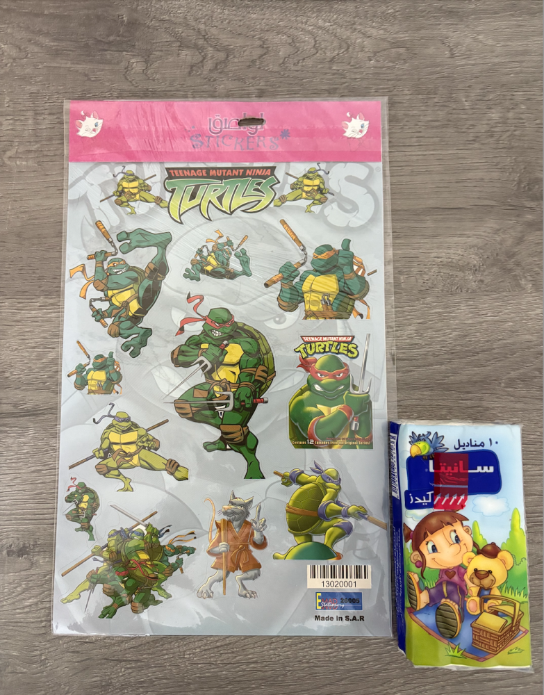 استكر سلاحف النينجا TMNT حجم كبير