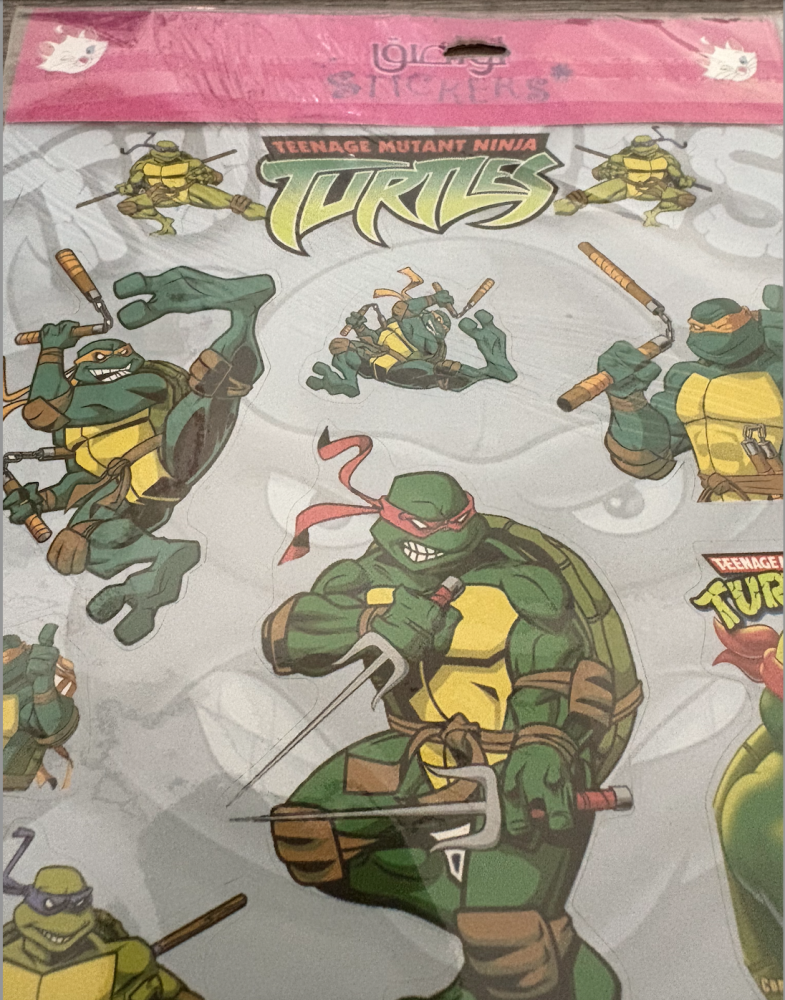 استكر سلاحف النينجا TMNT حجم كبير