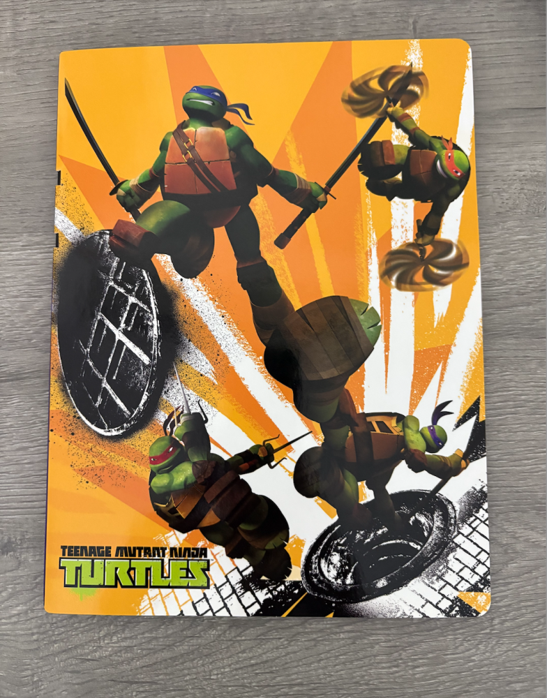 لوحة رسم سلاحف النينجا TMNT المغناطيسية اصلية من عام 2014 (تعاون MBC3 مع Nickelodeon)