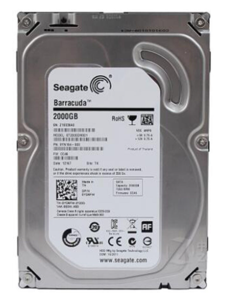 Seagate barracuda Hard disk 2TB 6-month warranty