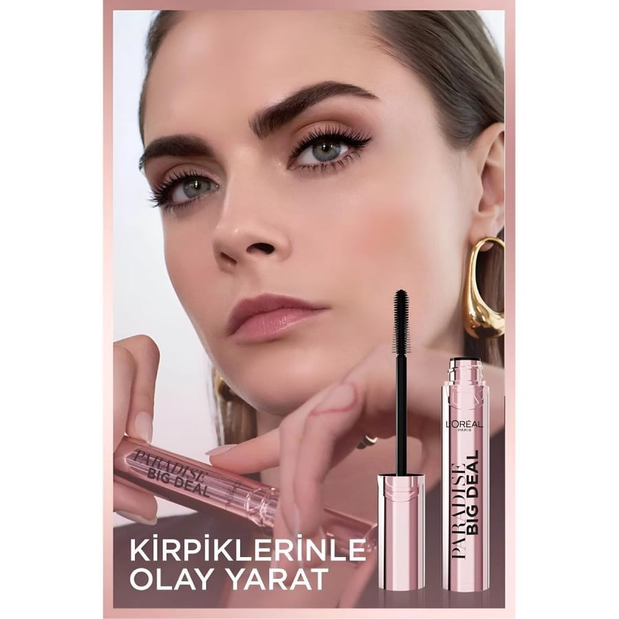 ماسكارا  بيج ديل اسود   لش بيرادايس من لوريال ميك اب