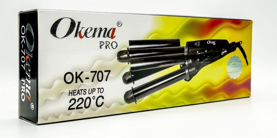 ويفي تمويج وتكسير الشعر الثلاثي من اوكيما OK-707