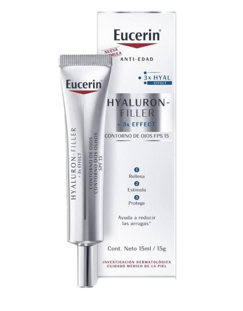 كريم العين هيالورون فيلر +3x Effect SPF15 من يوسيرين - 15 مل