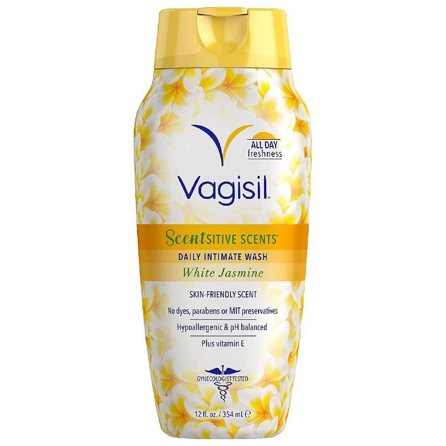 غسول بشرة فاجيسيل 354 مل بعطر الياسمين للمناطق الحساسة scentsitive scents white jasmine daily intimate wash 354ml