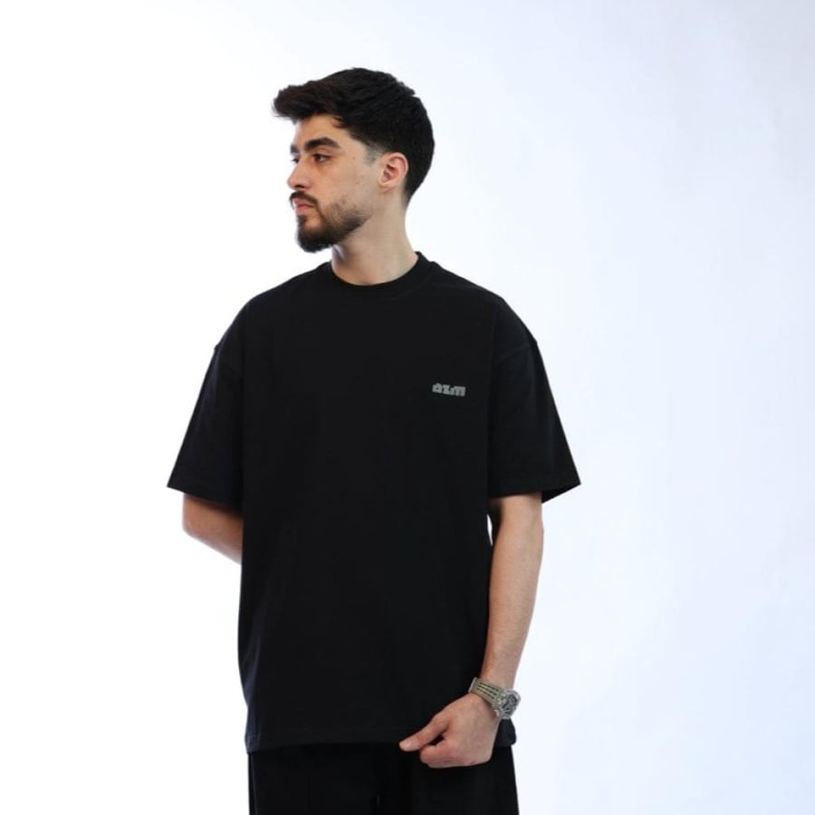 تيشيرت اسود جبل الفيل أوفر سايز