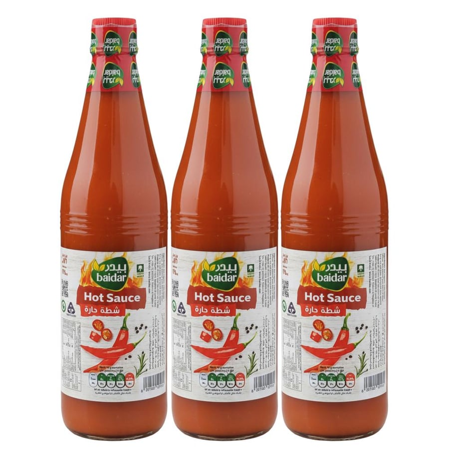 شطة حارة من بيدر – 3 حبات × 176 مل