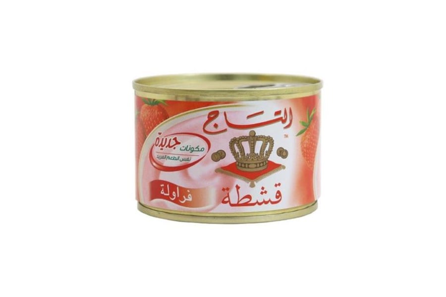 قشطة بالفراولة من التاج –  155 جرام