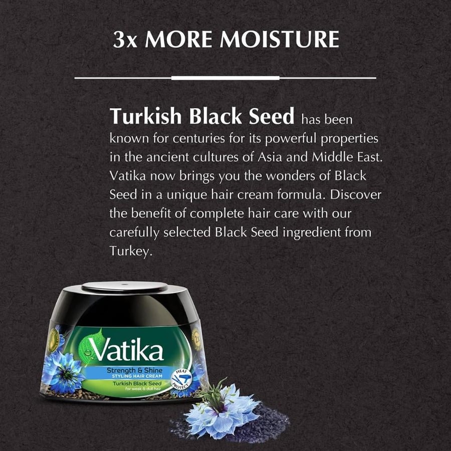 Black seed Turkish styling cream from Vatika Home – 140ml