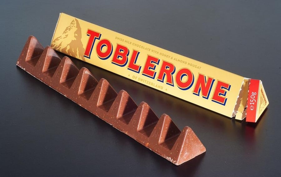 Toblerone chocolate | 2 pieces |