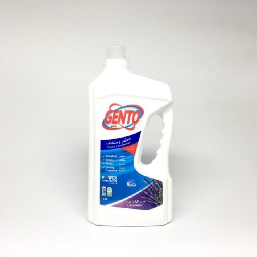 Gento disinfectant and cleaner with lavender scent 1.5 liters