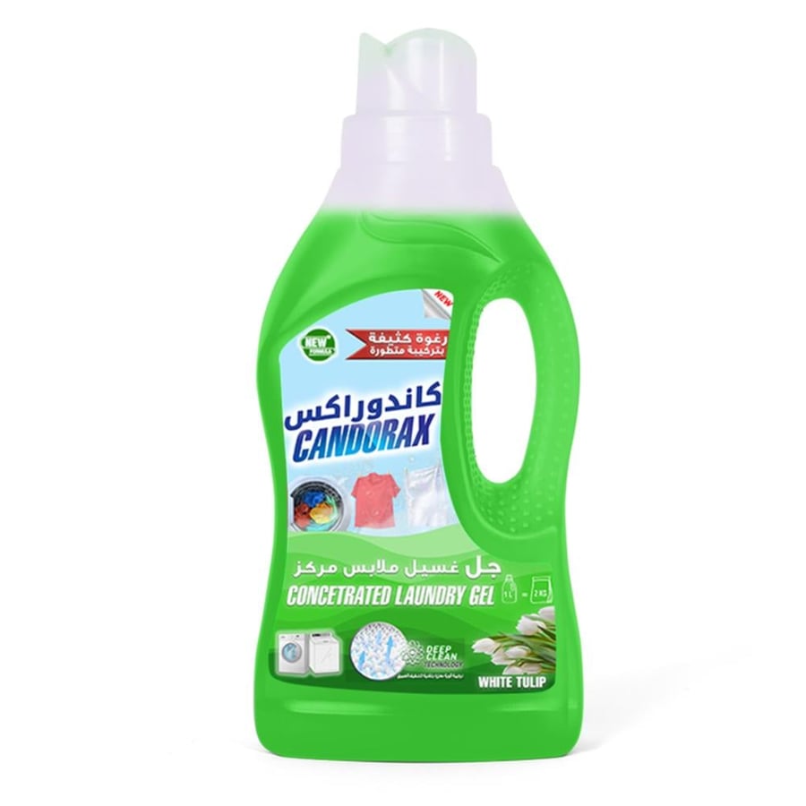 Gel laundry detergent concentrate from Candorax with tulip flower scent - 1 liter