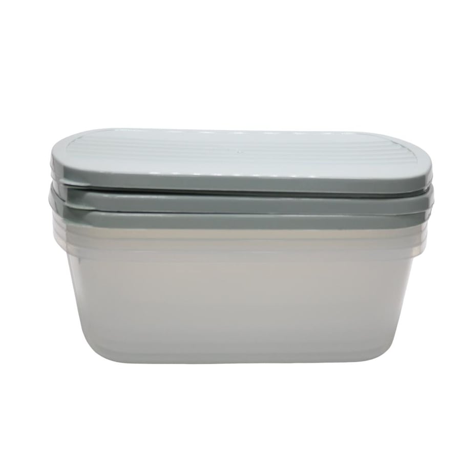 Plastic rectangular container | 4 containers | AL-10603-1