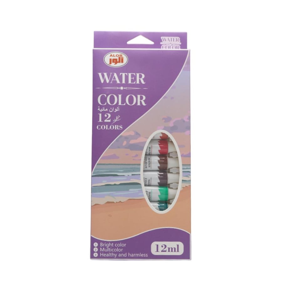 Watercolor set - 12 colors - ALOR