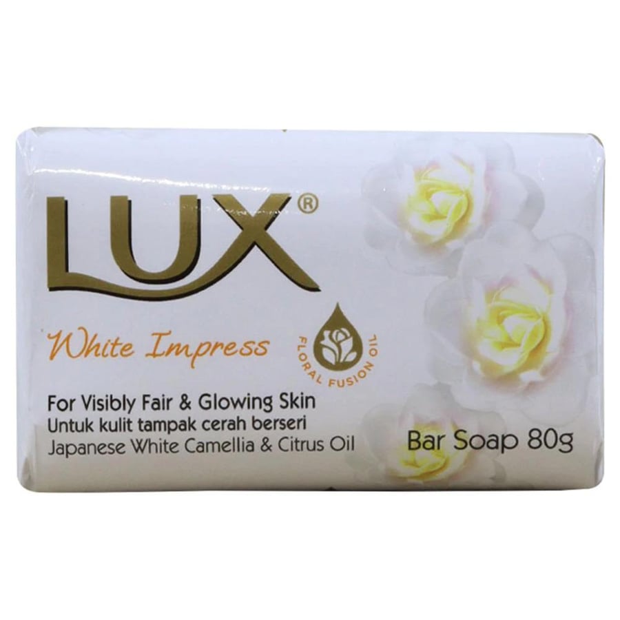 Lux white soap 80 grams (3 pieces)