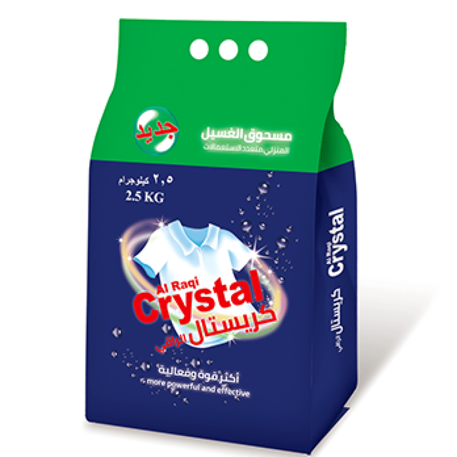 كريستال الراقي 2.5 كيلو مسحوق غسيل بودرة