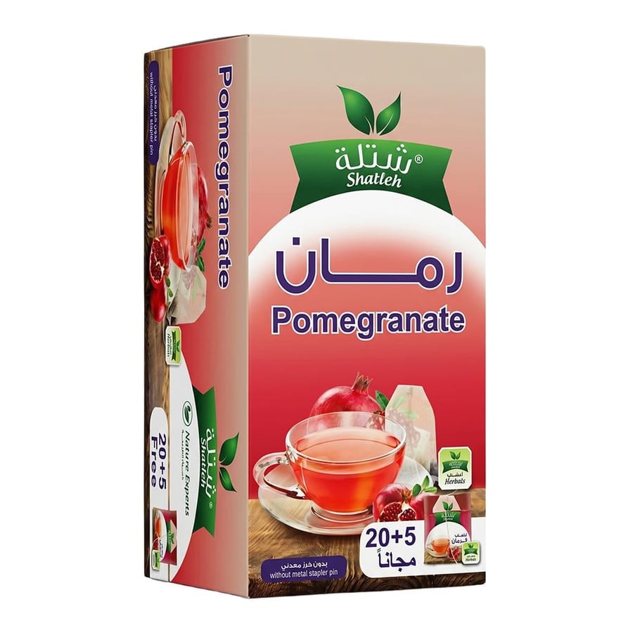 شتلة مشروب الرمان – 1 كرتون × 25 ظرف