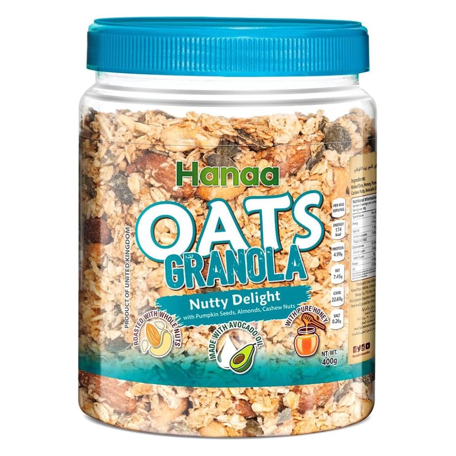 Oatmeal granola with the deliciousness of nuts from Hana - 400 grams