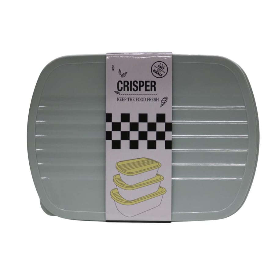Plastic rectangular container | 4 containers | AL-10603-1