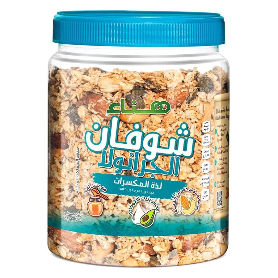 Oatmeal granola with the deliciousness of nuts from Hana - 400 grams