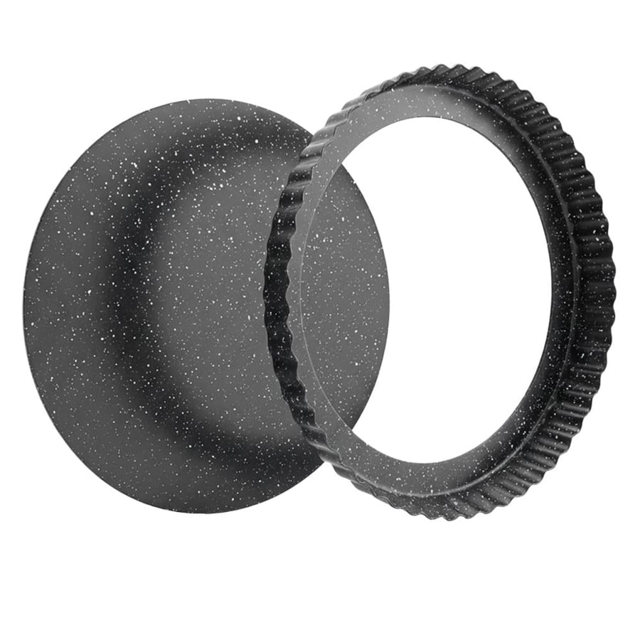 Round steel cake mold with removable disc - AL-7814
